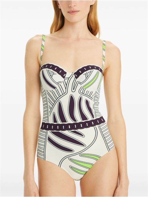 One-piece swimsuit with print TORY BURCH | 158923253